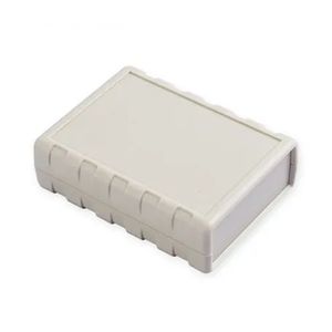 جعبه برد پلاستیکی چهار تکه سفید مدل BMD سایز 90x68x28 میلی‌متر - محفظه پروژه با درب باتری جداگانه