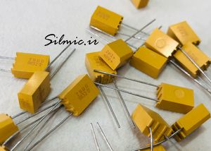 خازن تانتال 2.2 میکرو فاراد 40 ولت های اند SPRAGUE آمریکا سری 790D بسیار دقیق