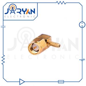 کانکتور SMA male right angle cable mount