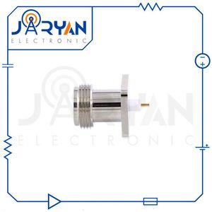 N connector female flange panel mount