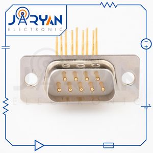 DB 9 PCB mount Male/Right Angle