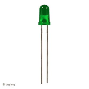 ال ای دی سبز 3mm مات