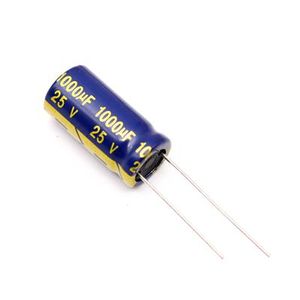 1000UF 25V-10*20-105C-PURPLE & GOLD