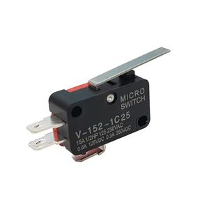 میکرو سوئیچ اهرم دار 15 آمپر دسته متوسط V-152-1C25
