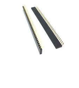 پین هدر 1x40 مادگی رایت فاصله پایه 1.27میلی (کد12)1*40