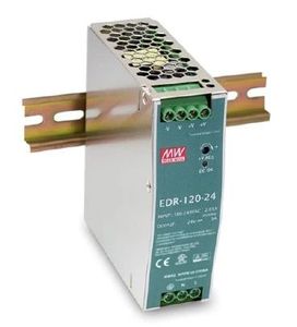 منبع تغذیه ریلی 24 ولت 5 آمپر MeanWell EDR-120-24