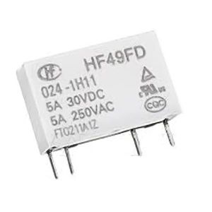 رله 24 ولت تک کنتاکت 5 آمپر 4 پین HONGFA مدل HF49FD/024-1H11