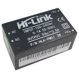 مبدل کاهنده روبردی ایزوله 220AC to 5VDC 600mA مدل HLK-PM01