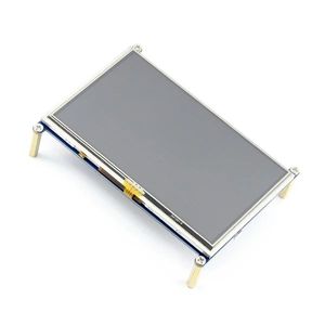 نمایشگر رنگی 7 اینچ IPS 1024*600 با تاچ مقاومتی و ورودی HDMI محصول Waveshare