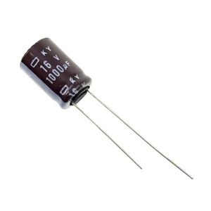 خازن الکترولیت 1000 میکرو فاراد 16 ولت NIPPON سری KY اصل ژاپن 16*10