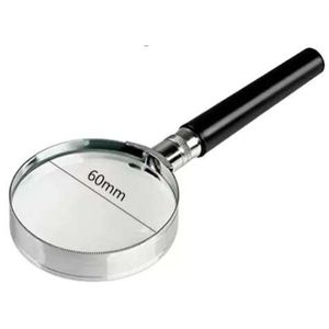 ذره بین قاب استیل با لنز 60mm