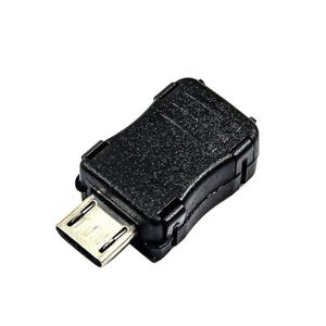 کانکتور نری میکرو USB دو پین با کیس پلاستیکی