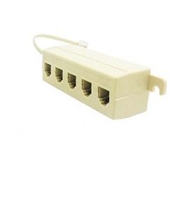 تبدیل 1 به 5 تلفنی RJ11