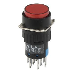 کلید AD16-12V-RED
