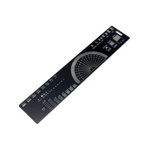 خط کش PCB با انواع پکیج قطعات الکترونیک 20 سانتی متری