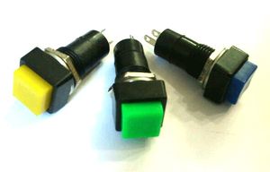 کلید فشاری چهارگوش قطر 12mm