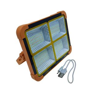 پروژکتور و پاور بانک شارژی خورشیدی 100 وات مدل ky-100w