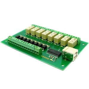 ماژول کنترل رله 8 کانال ایزوله USB OPTO RLY88