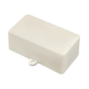 جعبه پلاستیکی گوشواره دار 6x3x2 سانتی متر سفید