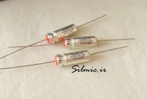 خازن تانتال نظامی 47 میکرو فاراد 100 ولت از نوع Wet CA30-K ساخت Topdiode