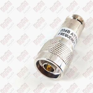 اتنیتور 3GHZ 20dB 2W دو سر N | تضعیف‌کننده RF
