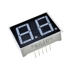 7SEGMENT DISPLAY 2DIGIT COMMON CATHODE 19*25 RED 10PIN