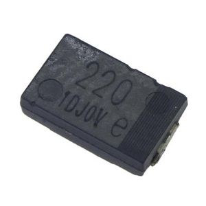 TANTALUM CAPACITOR 220UF 10V 10% SMD D