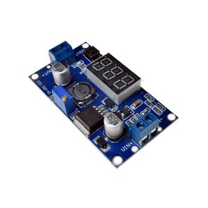 ماژول کاهنده ولتاژ LM2596 ظرفیت 2.5 آمپر با نمایشگر - مارکت الکترونیک