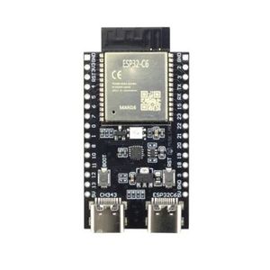 برد توسعه ESP32-C6-N16 دارای کانکتور USB Type-C