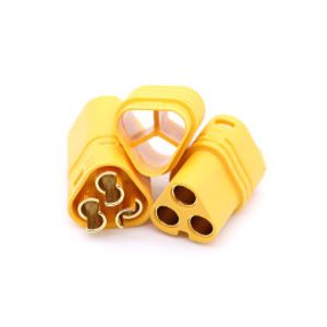 کانکتور قدرت MT60 آماس (AMASS) سه پین نری و مادگی (یک جفت)
