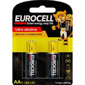 باتری قلمی اولترا آلکالاین یوروسل EUROCELL چهار عددی
