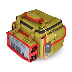 پاوراستیشن چندکاره توبیز مدل BTY-55 با اینورتر 500W و چراغ کمپینگ