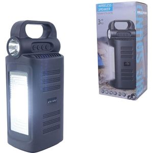 اسپیکر بلوتوثی قابل حمل KTX-1478 با چراغ قوه