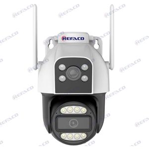 دوربین سیم کارتی فضای بیرون دو لنز REFACO 4G CAMERA DUAL LIGHT OUTDOOR 3MP DOUBLE LENS 256G SD CARD RFG504-DD