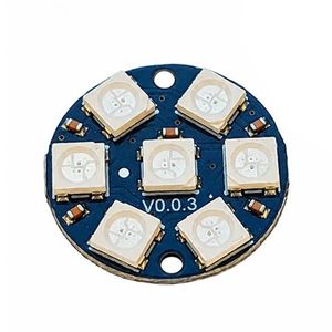 ماژول LED RGB WS2812 دایره ای 7 پیکسل