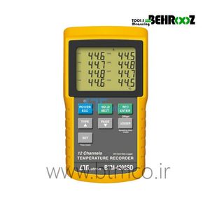 ترمومتر دماسنج 12 کاناله لترون مدل LUTRON BTM-4208SD