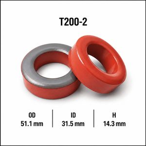 هسته پودر آهن T200-2