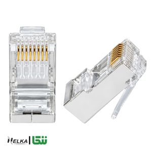 سوکت شبکه CAT6 RJ45 فلزی
