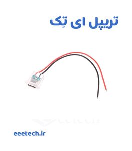کانکتور تایپ سی پنلی چراغ دار رو بردی