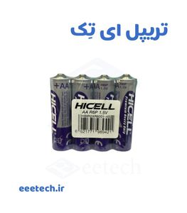 باتری قلمی شیرینگ 4 عددی هایسل از برند HICELL