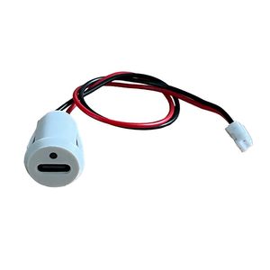 شارژر باتری لیتیومی TYPE-C فشاری سفید