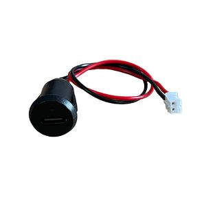 شارژر باتری لیتیومی TYPE-C فشاری مشکی