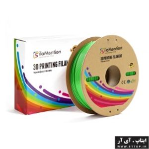 فیلامنت PLA FILAMENTION رنگ سبز با قطر 1.75 میلی‌متر / مناسب برای پرینترهای سه‌بعدی FDM و ساخت قطعات دکوراتیو، ماکت، نمونه اولیه، کاربرد در ساخت قطعات مهندسی و پروژه‌های آموزشی و دانشجویی