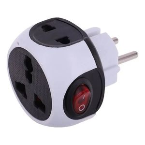 3 راهی پریزی کلید دار 220V