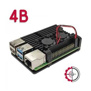 کیس آلومینیومی رزبری پای 4 -کد 432 Raspberry Pi 4 Aluminum Case