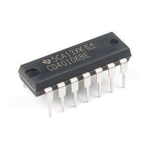 آی سی 6 عدد اشمیت تریگر معکوس کننده CD40106BE پکیج DIP-14
