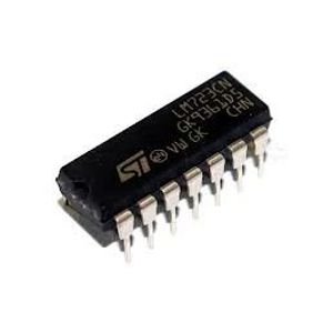 آی سی رگولاتور ولتاژ قابل تنظیم LM723CN پکیج DIP-14
