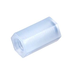 اسپیسر پلاستیکی دو سر ماده طول 10 میلیمتر پیچ شماره 3 پارت نامبر HTP-310 - SPACER 10MM FF پلاستیکی