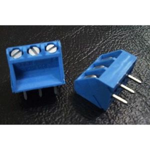 ترمینال آبی 3 پین 45 درجه - KF103-3PIN