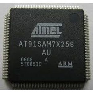 میکروکنترلر 32 بیتی اتمل AT91SAM7X256-AU هسته ARM7 پکیج LQFP-100